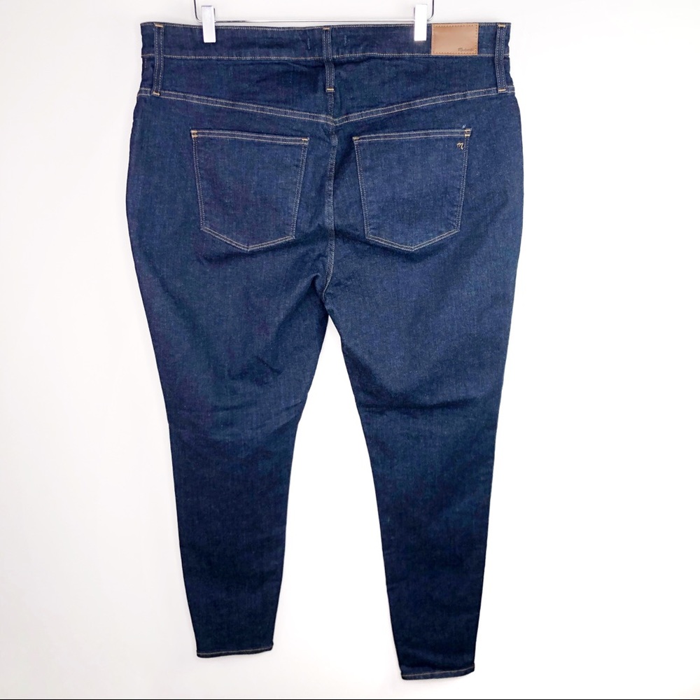 Madewell Curvy High Rise Skinny Jeans Lucille Dark - Picture 4 of 7